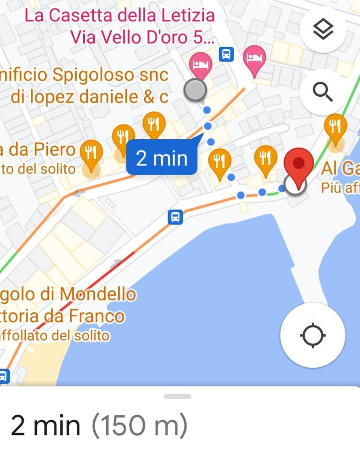 La Casetta Della Letizia Mondello Exterior foto